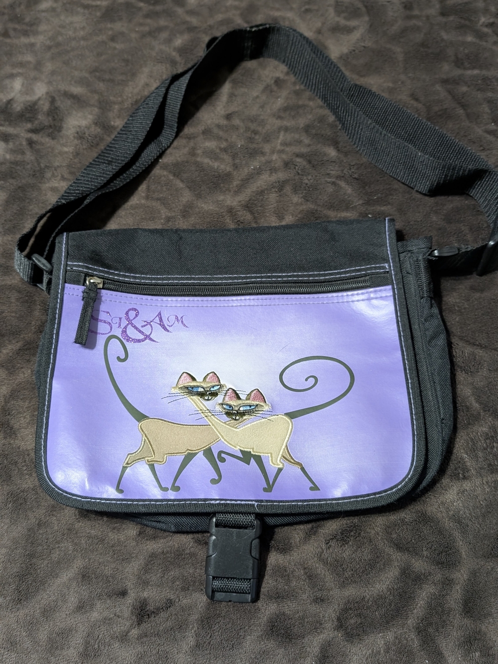 ADORABLE!! Disney Si & Am (from Lady and the Tramp) Kids Backpack or Purse
